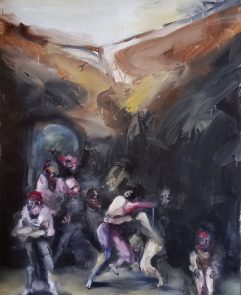 L’enclos des fous (D’après Goya)