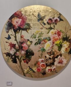 Paysage de fleurs 80cm