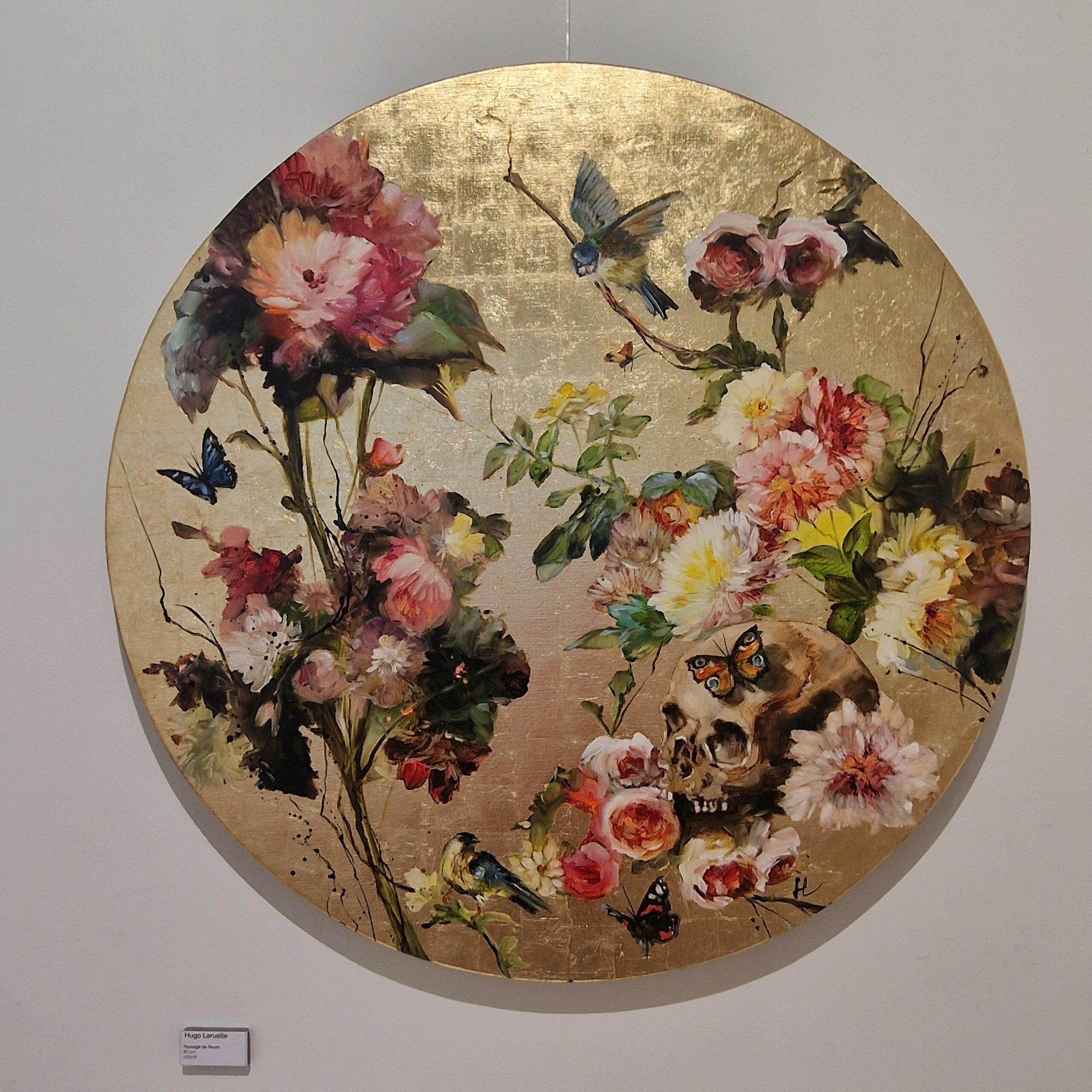 Paysage de fleurs 80cm