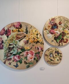 Paysage de fleurs