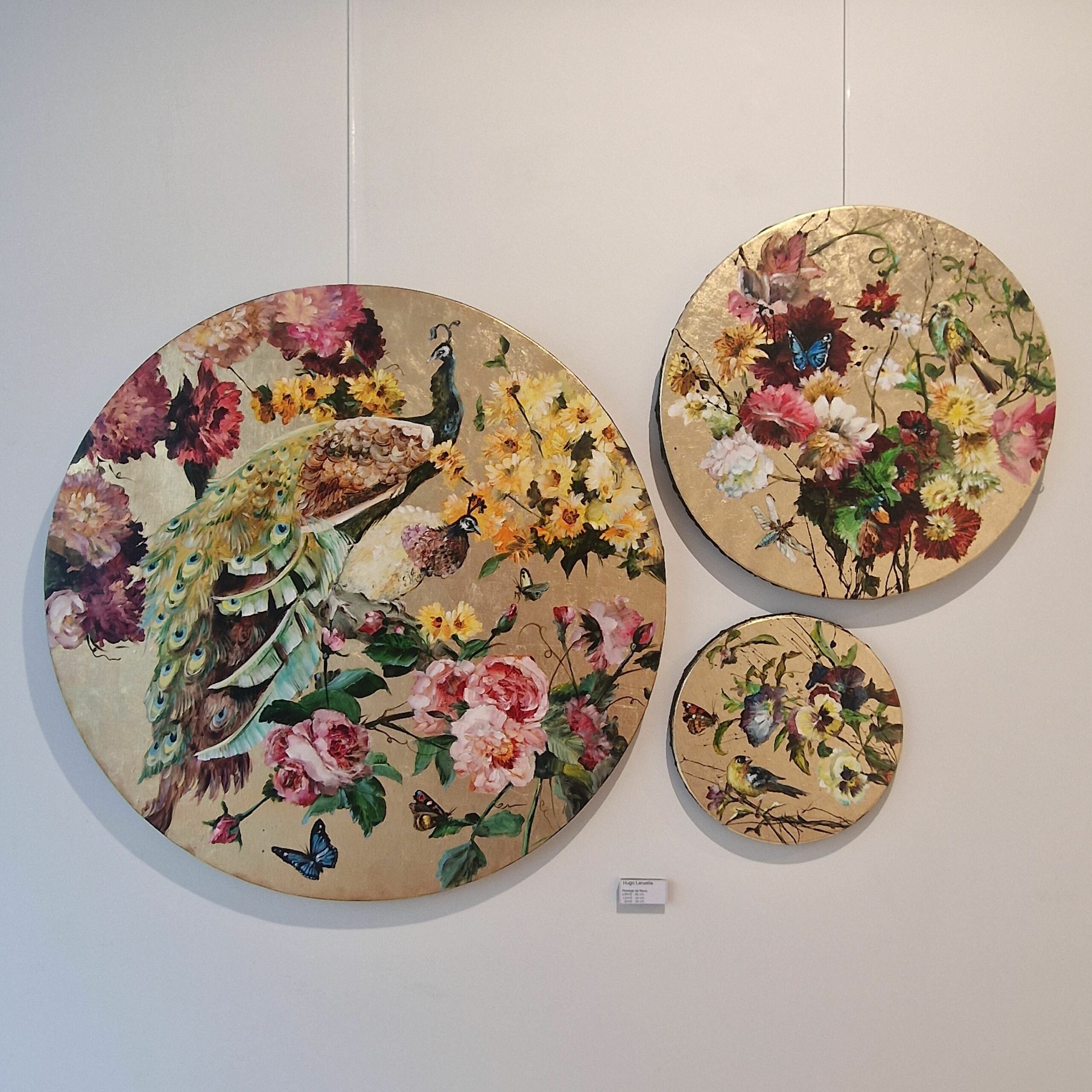 Paysage de fleurs